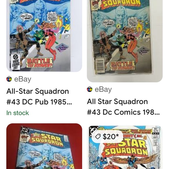 #0915+ All-Star Squadron Comic Book 3 Set - Picture 10 of 10